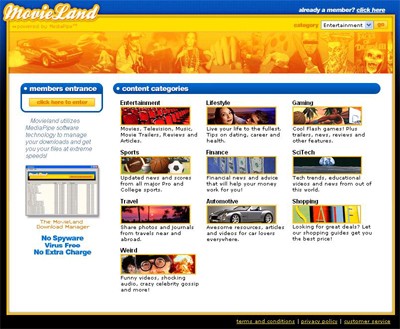 MovieLand Screenshot