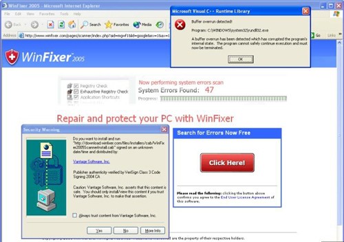 WinFixer Screenshot