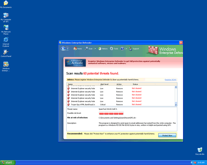 Remove Windows Enterprise Defender (Removal Guide)