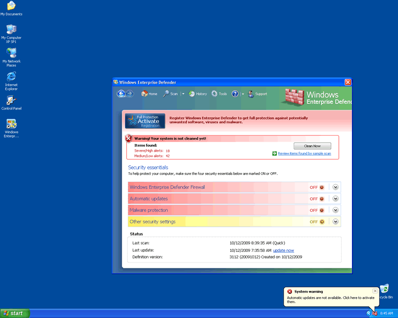 Remove Windows Enterprise Defender (Removal Guide)