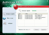 Antivirus 2011 Edition limitée Screenshot 1