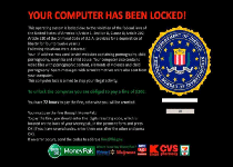 FBI Virus Black Screen of Death Screenshot 1