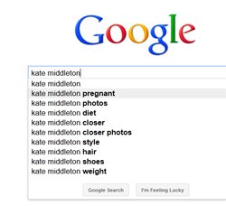 kate middleton pregnant internet search