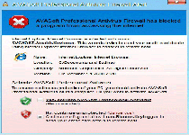 AVASoft Professional Antivirus Firewall Fake Alert Screenshot 1