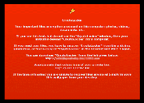 CryptoLocker Ransomware Screenshot 4