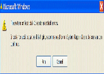 File system on local disk C contains critical errors Fake Message Screenshot 1