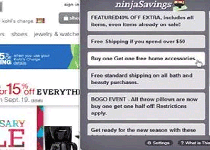 Ninja Savings Screenshot 1