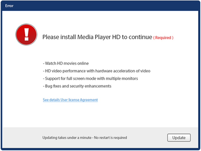 Remove ‘Please Install HD Player to Continue’ Virus (Removal Guide)