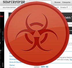 fake sourceforge site malware spreading