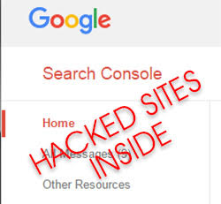 google webmaster tools search console use on hacked sites