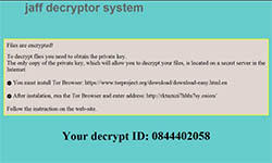 jaff ransomware poor file encryption defeated