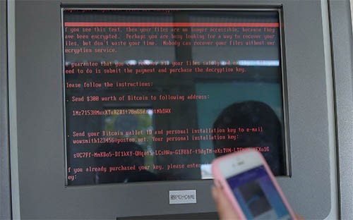 petya ransomware cyberattack infected ATM machine