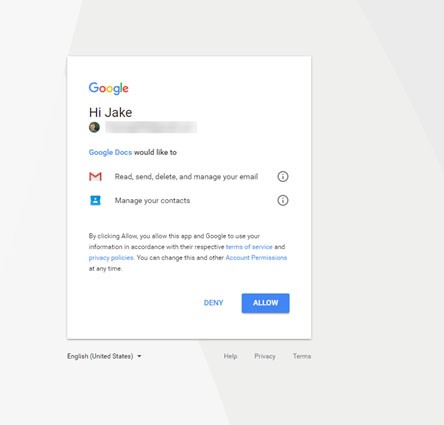 google phishing scheme alert message