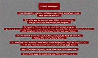 Cerber Ransomware Screenshot
